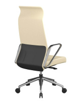 Кресло Sunon Hero CHR80SC-2 кожа бежевая - Черный пластик Кресло Sunon Hero CHR80SC-2 кожа бежевая - Черный пластик