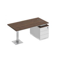 Стол письменный на опорной тумбе City СИ 104 левый/правый