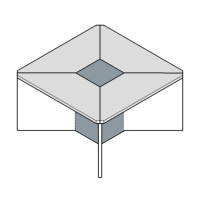 Стол для переговоров Metod Wood 130х130