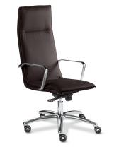 Кресло Epsilon S-line B кожа коричневая Кресло Epsilon S-line B кожа коричневая