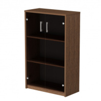 Шкаф с тонированным стеклом средний Арго А-304+А-стл304тон  Шкаф с тонированным стеклом средний Арго А-304+А-стл304тон