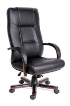 Кресло BONN черная кожа