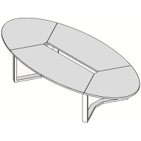 Стол переговоров овальный Framework 350х165 Стол переговоров овальный Framework 350х165
