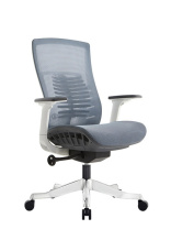 Кресло Тесла Плюс М сетка ткань/ голубая/ белый пластик каркас Кресло Тесла Плюс М сетка ткань/ голубая/ белый пластик каркас