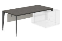 Стол для руководителя под опорную тумбу Atlas NZ-0106 Брэнсон Трюфель Стол для руководителя под опорную тумбу Atlas NZ-0106 Брэнсон Трюфель