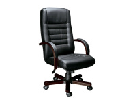 Кресло Myra A высокая спинка кожа черная Кресло Myra A высокая спинка кожа черная