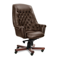 Кресло Multi-Office Zurich A коричневая кожа