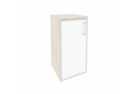 Onix O.SU-3.2R(L) white  Шкаф низкий узкий левый (1 низкий фасад стекло лакобель в раме)