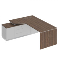 Стол руководителя эргономичный City СИ 117 левый