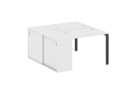 Стол-бенч двойной с опорным шкафом-купе Metal system style БП.РС-СШК-1.1 Стол-бенч двойной с опорным шкафом-купе Metal system style БП.РС-СШК-1.1