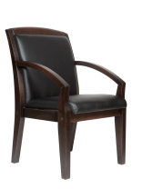 Стул  CONGRESS черная кожа