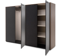 Шкаф для бумаг и гардероб Murano Кальяри/Черный Шкаф для бумаг и гардероб Murano Кальяри/Черный