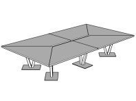 Стол для переговоров Vix 400х230