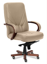 Кресло Multi Office Verona A бежевая кожа Кресло Multi Office Verona A бежевая кожа