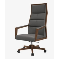 SQUARE XL S742M Кресло деревянная крестовина М кожа