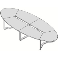 Стол переговоров овальный Framework 450х180 Стол переговоров овальный Framework 450х180