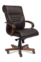 Кресло Multi Office Basel B коричневый кожа Кресло Multi Office Basel B коричневый кожа