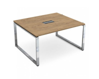 Модуль бенч-системы для переговорных столов, начальный Gloss НСПН-О.928 Металл глянец