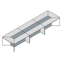 Стол для переговоров Metod Wood 480х160