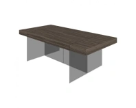 Стол переговоров Glass.Go GS-2 (x2) лимба темная/стекло тонированное Стол переговоров Glass.Go GS-2 (x2) лимба темная/стекло тонированное