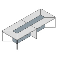 Стол для переговоров Metod Wood 330х130