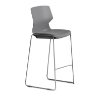 Стул барный Oslo H-1566FX-2 серый
