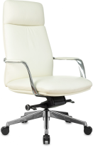Кресло Бюрократ VEGA белая кожа Кресло Бюрократ VEGA белая кожа