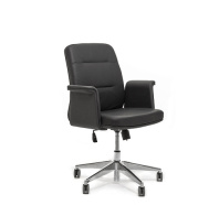 Кресло KARL B SOFT черная кожа Кресло KARL B SOFT черная кожа