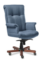 Кресло Paris Luxe A ткань Рогожка синяя Кресло Paris Luxe A ткань Рогожка синяя