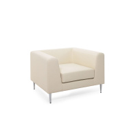 EVA UP Кресло бежевый кожа EVA UP Кресло бежевый кожа