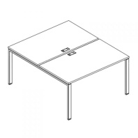 Рабочая станция А4 Б1 176 на металлокаркасе UNO (2х120) Рабочая станция А4 Б1 176 на металлокаркасе UNO (2х120)