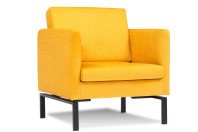 Кресло Otto черные опоры в ткани 1 категории