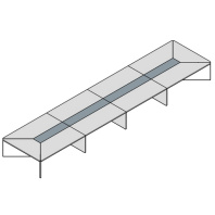 Стол для переговоров Metod Wood 840х190