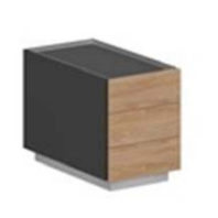 Тумба опорная Oliver OL-20-10.OS.GN Тумба опорная Oliver OL-20-10.OS.GN