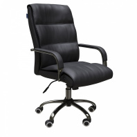 Кресло Alsav AL 750 черная экокожа Кресло Alsav AL 750 черная экокожа