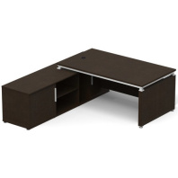 Стол руководителя с тумбой Easy EE83L.2000 Стол руководителя с тумбой Easy EE83L.2000