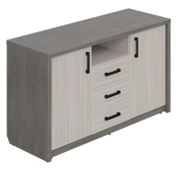 Тумба с фригобаром Wood&Stone СФ-532101 дрифтвуд/бетон чикаго Тумба с фригобаром Wood&Stone СФ-532101 дрифтвуд/бетон чикаго