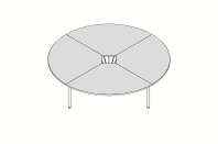 Стол для переговоров Universal D300