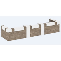 Стойка ресепшен Onix, комплект №38 O.R-K-38