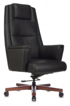Кресло Бюрократ DUKE черная кожа Кресло Бюрократ DUKE черная кожа