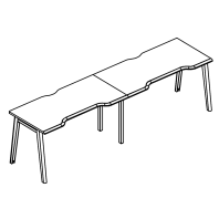 Рабочая станция &quot;Симметрия&quot; на металлокаркасе  (2х120) Alta MT  МР Б1Б 013.04-2