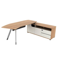 Стол письменный Lido DU89R.220180 Светлый орех (S-83)/Белый (S-57)