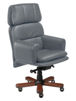 Кресло Multi-office Faust A серая кожа Кресло Multi-office Faust A серая кожа