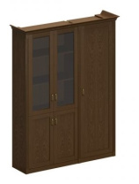 Шкаф комбинированный Perseo ПС 344 ДМ (для одежды узкий + для документов со стеклянными дверями) Шкаф комбинированный Perseo ПС 344 ДМ (для одежды узкий + для документов со стеклянными дверями)
