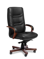 Кресло Multi Office Minister A черная кожа Кресло Multi Office Minister A черная кожа