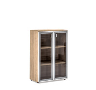 LAVA Шкаф со стеклом H.121 709/VO05.07/DC Гавана  LAVA Шкаф со стеклом H.121 709/VO05.07/DC Гавана