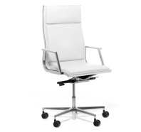 Кресло Luxy NULITE-PAD A белая кожа