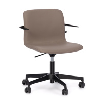 Ккресло Grace с низкой спинкой на крестовине с колесами в ткани 1 категории Ккресло Grace с низкой спинкой на крестовине с колесами в ткани 1 категории