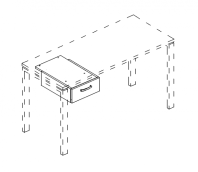 Тумба подвесная 1-ящичная А4 205 (для стола 70)