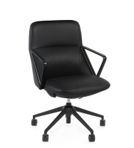 Кресло Glam B HLC-3003 Черный кожа Кресло Glam B HLC-3003 Черный кожа